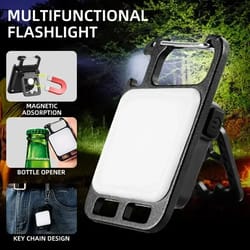 mini led flashlight keychain portable usb charging camping lamp for outdoor adventures & work