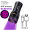 High Power UV Flashlight Powerful Rechargeable Blacklight for Urine Stains, Tinea, Scorpions & More