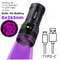 High Power UV Flashlight Powerful Rechargeable Blacklight for Urine Stains, Tinea, Scorpions & More