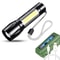 Ultra Bright Mini LED Flashlight with Tail Magnet USB C Rechargeable Camping, Hunting, and Emergency Lamp