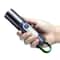 USB Rechargeable LED Flashlight Torch | Strong Light Zoomable Lantern with Hook for Camping