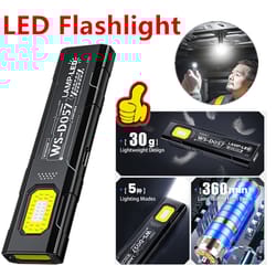 led keychain flashlight usb c rechargeable portable mini torch with magnet for outdoor work