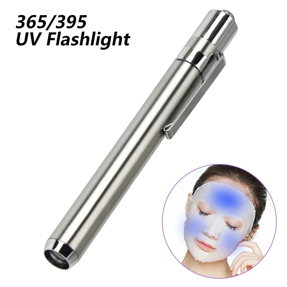 UV LED Flashlight for Medical & Cash Detection Ultraviolet Light Mini Portable Torch