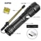 Zoom Hand Lantern LED Flashlight Rechargeable Powerful Camping Torch With Battery 4