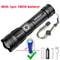 Zoom Hand Lantern LED Flashlight Rechargeable Powerful Camping Torch With Battery 6