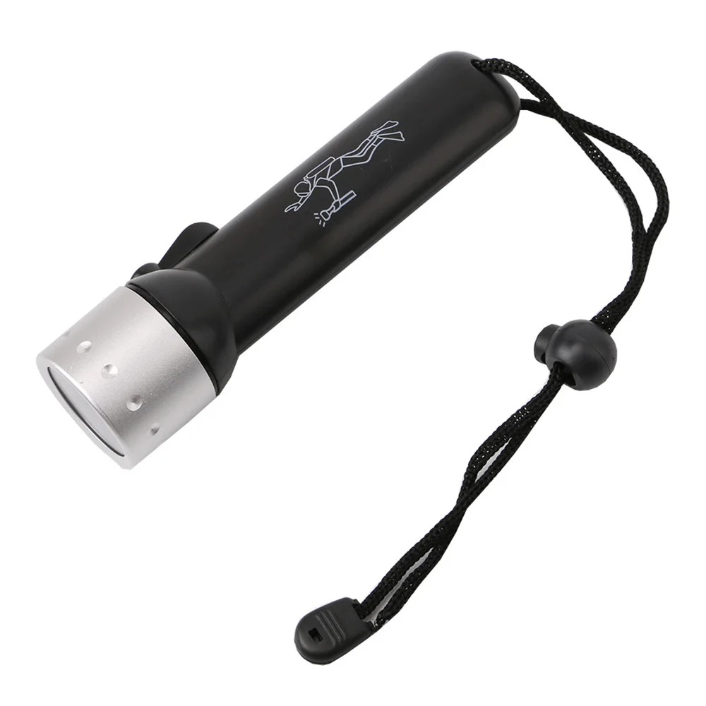 Outdoor Waterproof Diving Flashlight Mini Portable High Lumen LED Light With Long Battery Life For 7