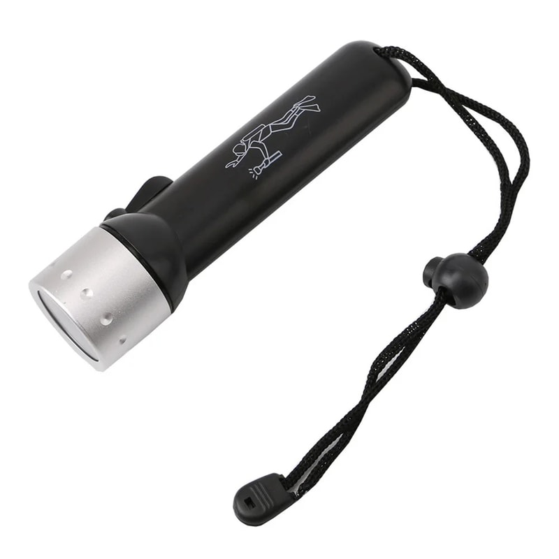 Outdoor Waterproof Diving Flashlight Mini Portable High Lumen LED Light With Long Battery Life For 7