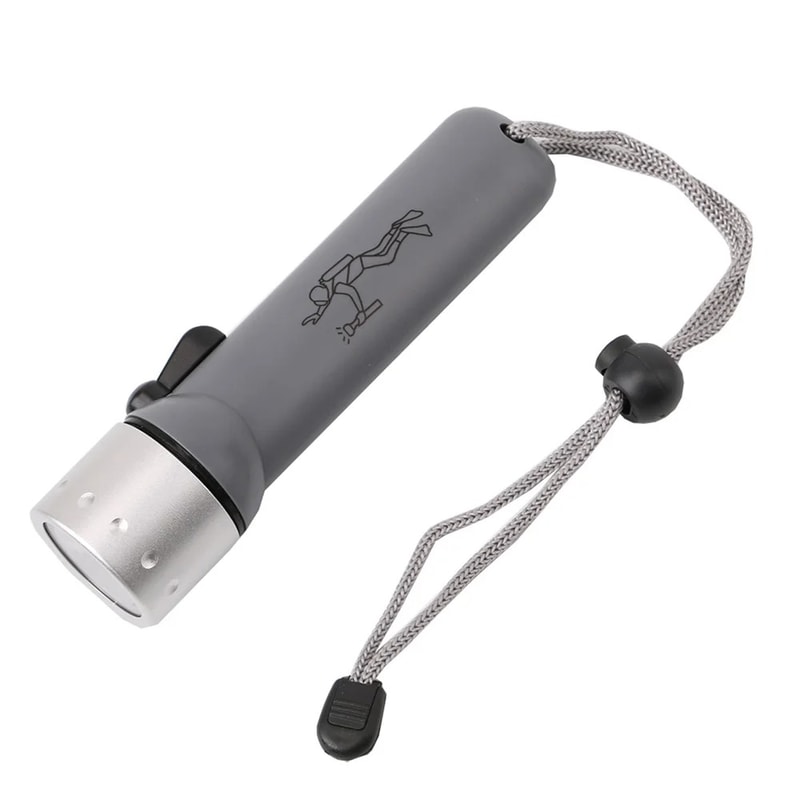 Outdoor Waterproof Diving Flashlight Mini Portable High Lumen LED Light With Long Battery Life For 8