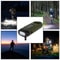 Solar Powered Hand Crank LED Flashlight Portable, Rechargeable & Energy Efficient Torch for Outdoor Adventures