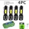Mini Portable LED Flashlight USB Rechargeable Tactical Torch For Camping Hiking 7
