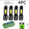 Mini Portable LED Flashlight USB Rechargeable Tactical Torch For Camping Hiking 7