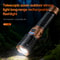 LED Tactical Flashlight USB Rechargeable High Power Handheld Light for Outdoor Adventures