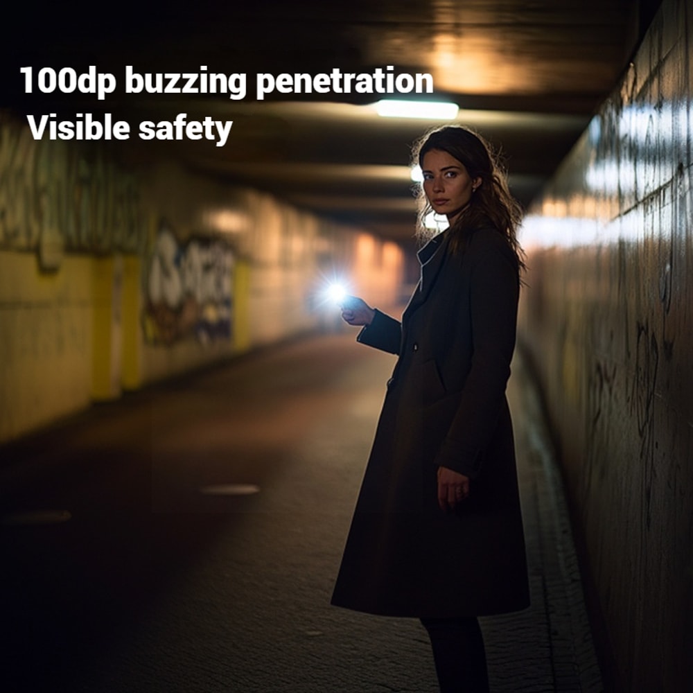 LEM LED Flashlight Portable Rechargeable Lightweight Modes Keychain Clamp 3