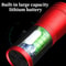 Portable Fishing LED Flashlight Waterproof Type C Rechargeable Lantern With Light Sources Blue Pu 4