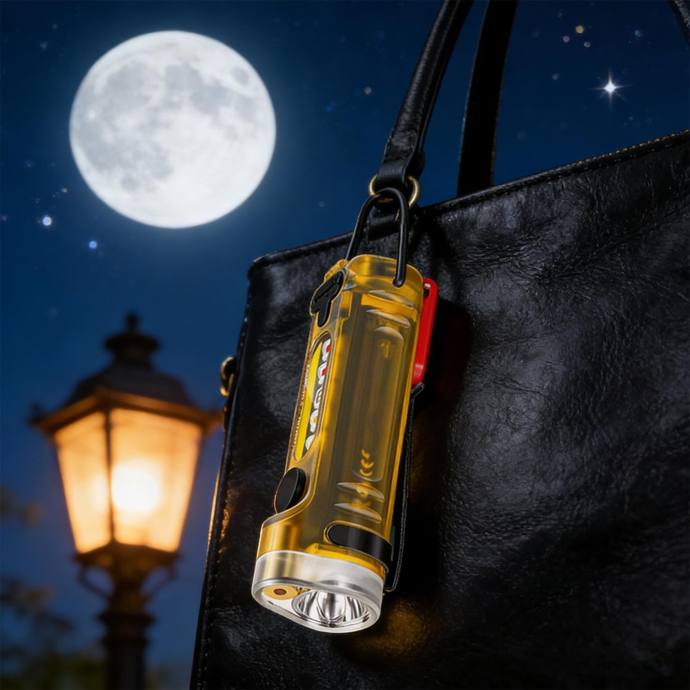 Bright Rechargeable Keychain Flashlight For Walking Camping And Night Work Compact Portable And Ult 2