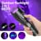Rechargeable UV Flashlight Torch Portable Black Light for Pets & Home Use