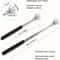 Portable Extendable Stainless Steel Back Scratcher Telescoping Back Massager For Humans And Pets 1