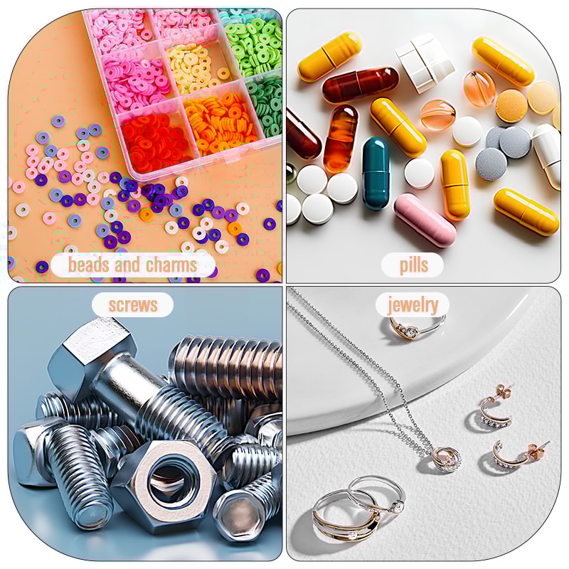 Transparent Jewelry Organizer Box Clear Plastic Storage Case For Earring And Bead Display 5