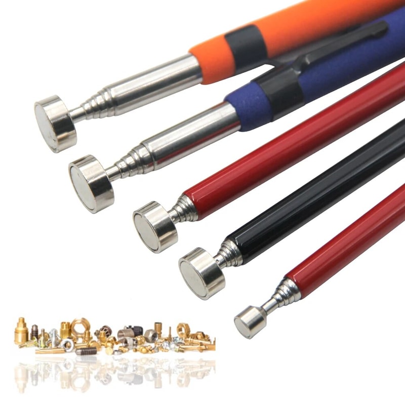 Magnetic Retractable Pickup Tool For Automotive Repairs Portable Extractor Pen With Suction 4