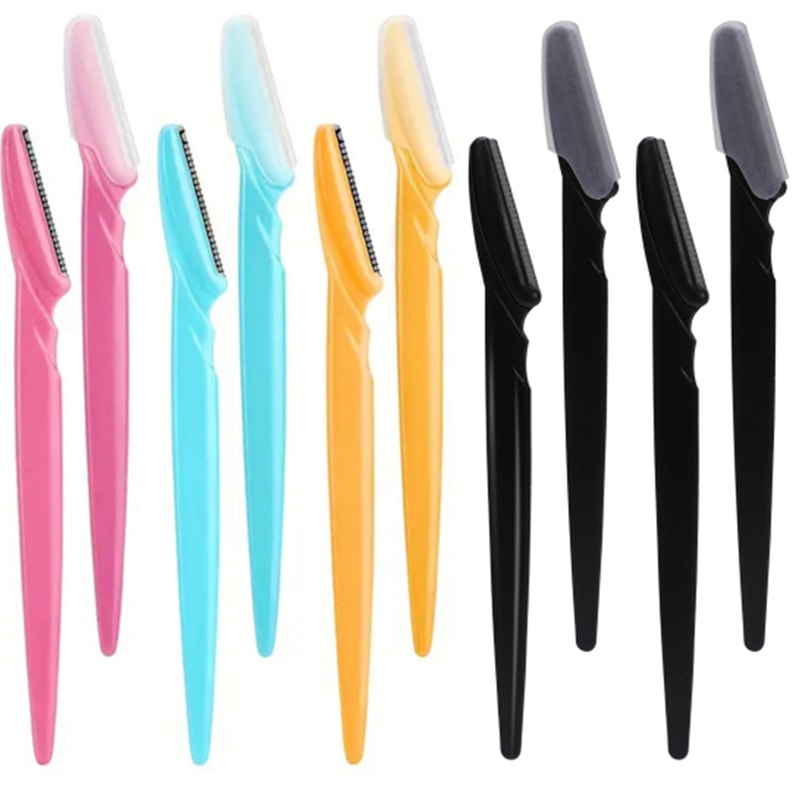 Brow Razor Face Razor For Women Men Safe Eyebrow Hair Trimmer With Protective Cover 6