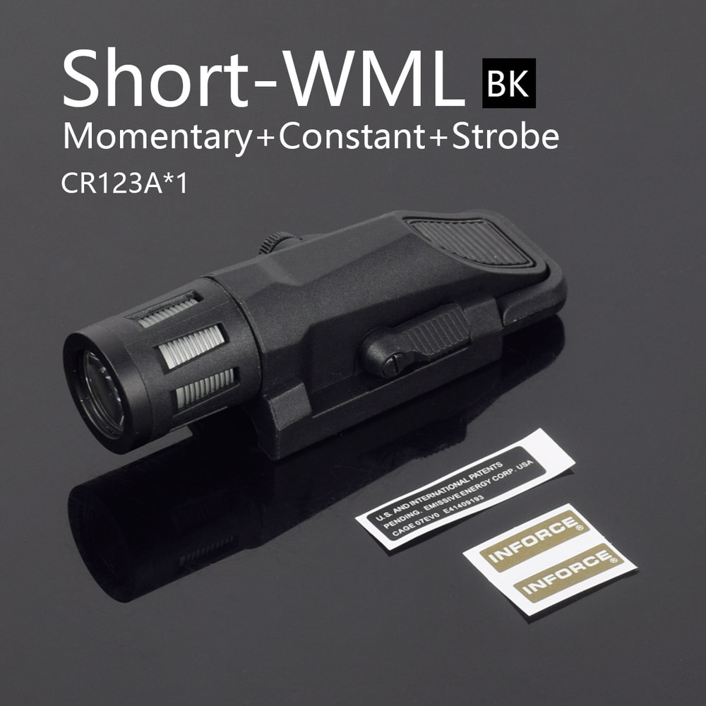 Tactical INFORCE WML APL LED Strobe Light For Airsoft Hunting Fits Rail Flashlight 8