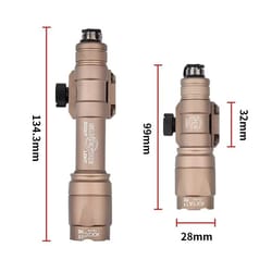 surefire led tactical flashlight picatinny rail compatible for outdoor hunting & airsoft accessory