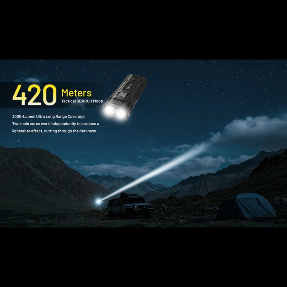 NITECORE Ultimate Tactical Flashlight Lumens USB C Rechargeable Built In Battery 4