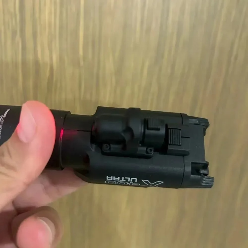 Pistol Light Flashlight With Strobe Mode For Picatinny GL Rails Mini Gun Light Hour LED 5