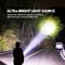 LED Super Bright Handheld Flashlight HighQuality Rechargeable USB Torch Waterproof With CAP CLIP Fo 3
