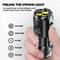 LED Super Bright Handheld Flashlight HighQuality Rechargeable USB Torch Waterproof With CAP CLIP Fo 4