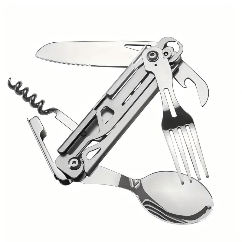 Multifunctional Cutlery Set Portable Outdoor Tableware for Camping, Hiking, and Travel