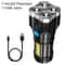 Ultra Bright Mini Rechargeable Flashlight High Lumen LED Portable Torch for Camping, Hiking and Emergency Use