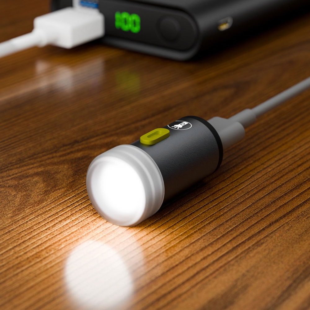 USB C Rechargeable Mini Pocket Flashlight Compact Aluminum Alloy LED Camping Torch 5