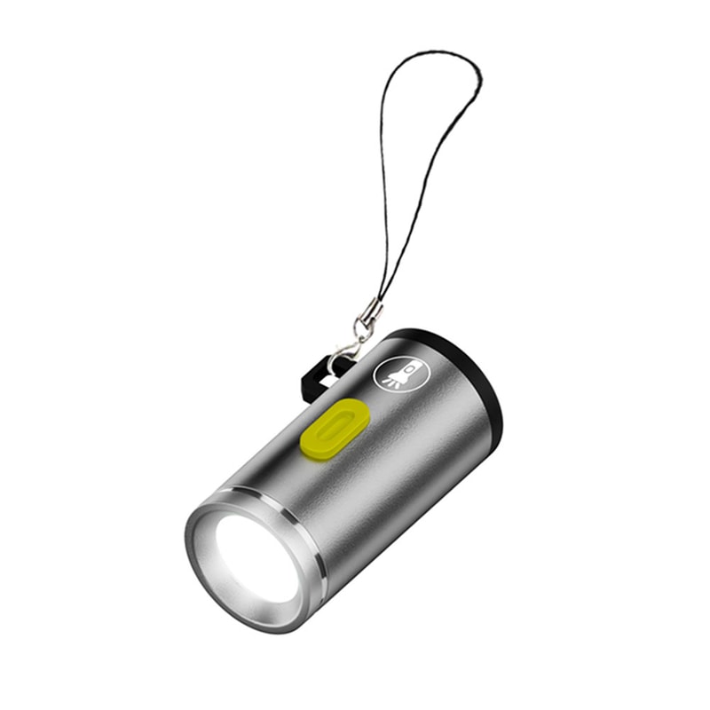 USB C Rechargeable Mini Pocket Flashlight Compact Aluminum Alloy LED Camping Torch 7