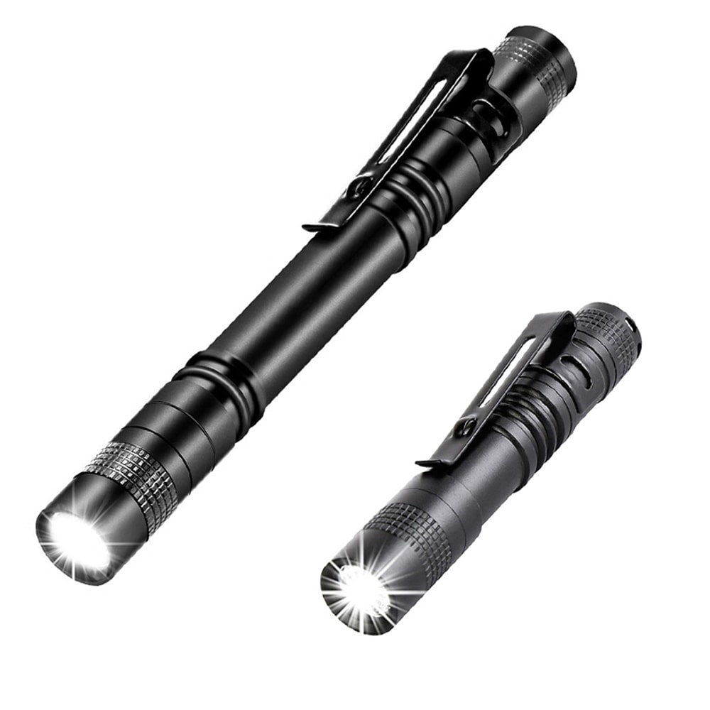 Mini Portable LED Pen Light Ultra Bright Pocket Flashlight For Camping Emergency And Everyday Carry 0