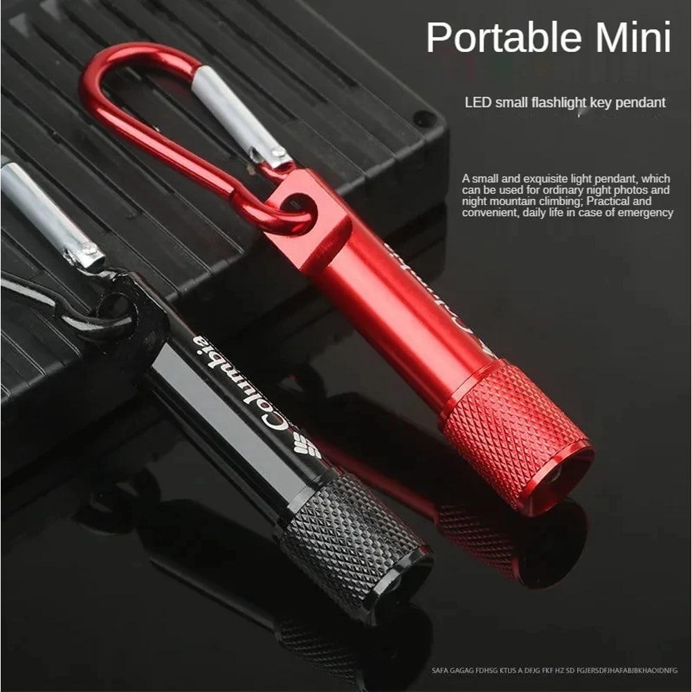 Portable Mini Torch Keychain Pendant with LED Flashlight Small Light LED Flashlight Keychain for Car Keys, Key Ring