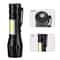 Mini LED Flashlight COB XPE Portable Torch USB Charging Camping Lantern With Zoomable Focus And Pen