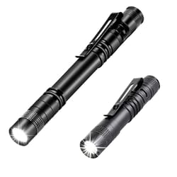 mini portable led pen light ultra bright, high lumens handheld flashlight for outdoor camping & emergency use