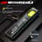 Mini EDC Flashlight With COB Tail Magnet USB Rechargeable Lantern For Camping Emergency 1