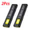Mini EDC Flashlight With COB Tail Magnet USB Rechargeable Lantern For Camping Emergency 7