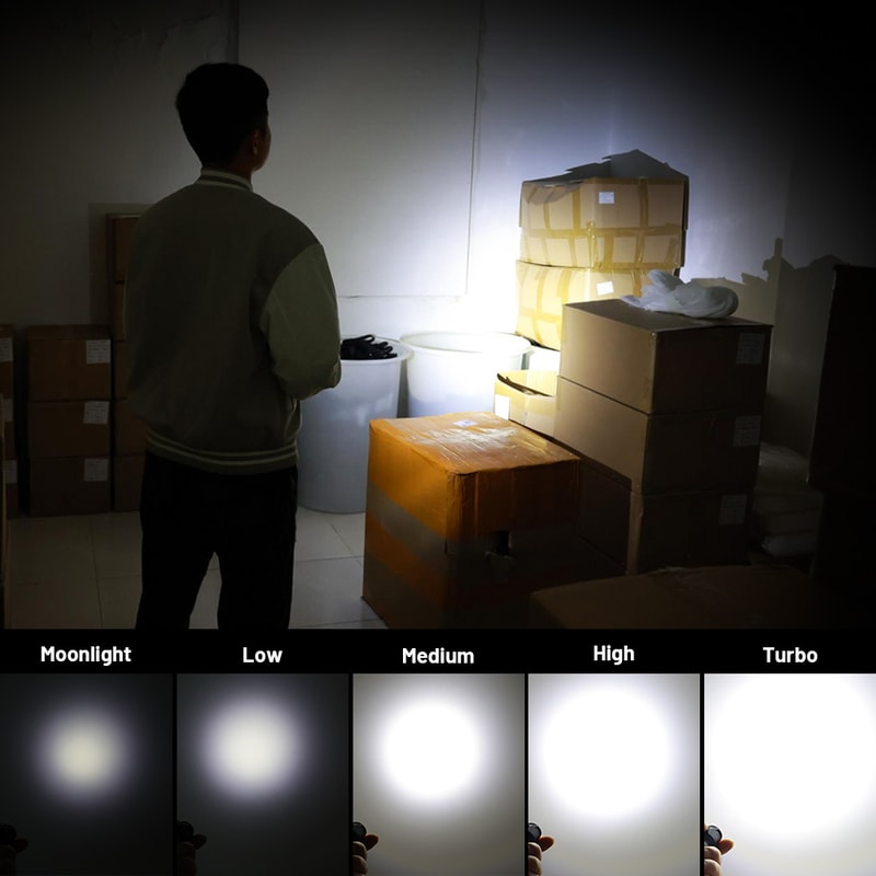 Sofirn Mini Tactical Flashlight Rechargeable LED Keychain Light With Magnetic Base 4