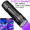 Mini UV Flashlight LED Torch Ultra Violet Stain Detector For Pets Home Inspection 6