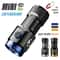 Mini Rechargeable LED Camping Flashlight With Magnet Side Lights Ultra Bright Portable Ideal For O 0