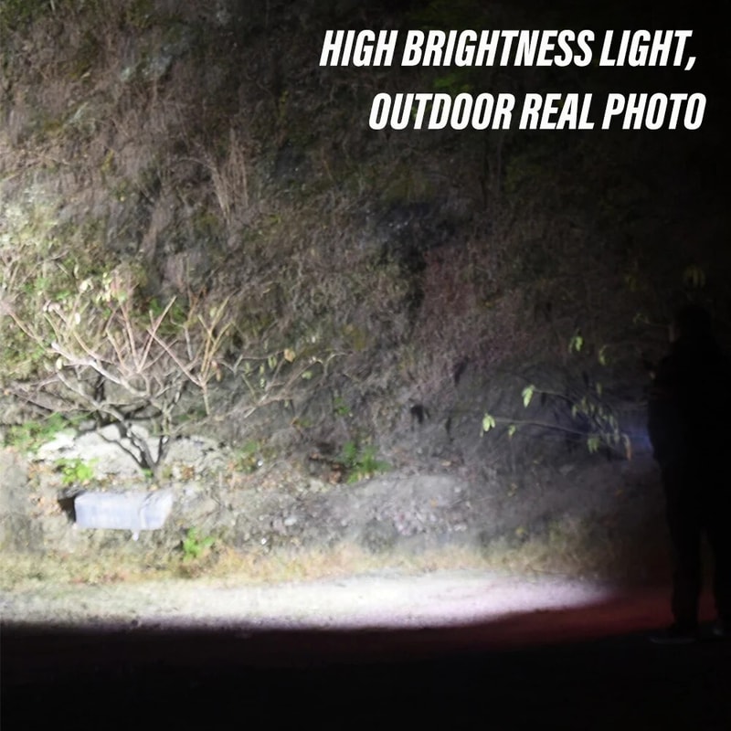 Mini Rechargeable LED Camping Flashlight With Magnet Side Lights Ultra Bright Portable Ideal For O 4