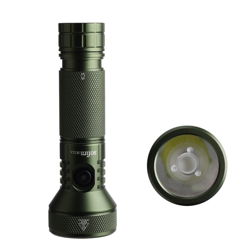 LED Flashlight, USB C Rechargeable Torch, Throw, Outdoor & Tactical Use