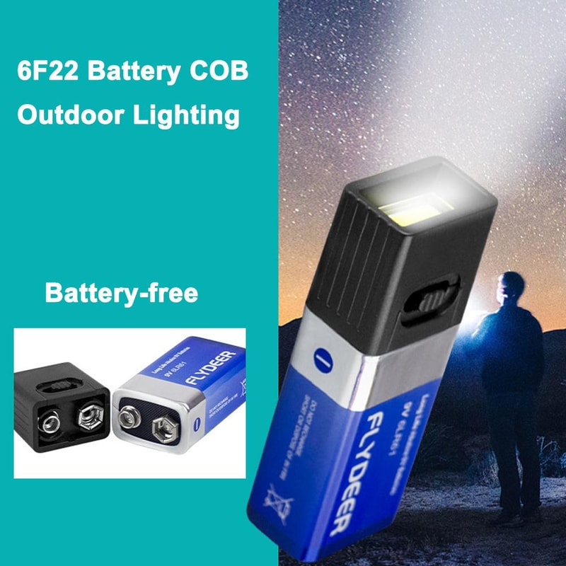 Mini COB LED Battery EDC Flashlight Ultra Bright Key Light