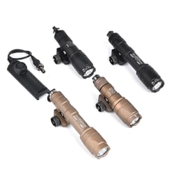 tactical weapon mounted light with picatinny rail flashlight for rifle & pistol
