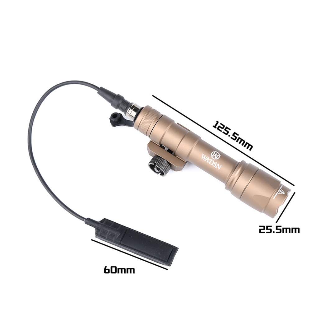 Tactical Weapon Mounted Light With Picatinny Rail Flashlight For Rifle Pistol 1