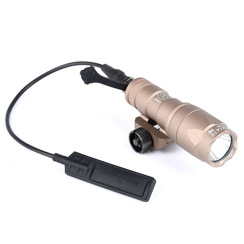 Tactical Weapon Mounted Light With Picatinny Rail Flashlight For Rifle Pistol 9