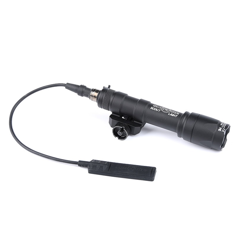 Tactical Weapon Mounted Light With Picatinny Rail Flashlight For Rifle Pistol 7
